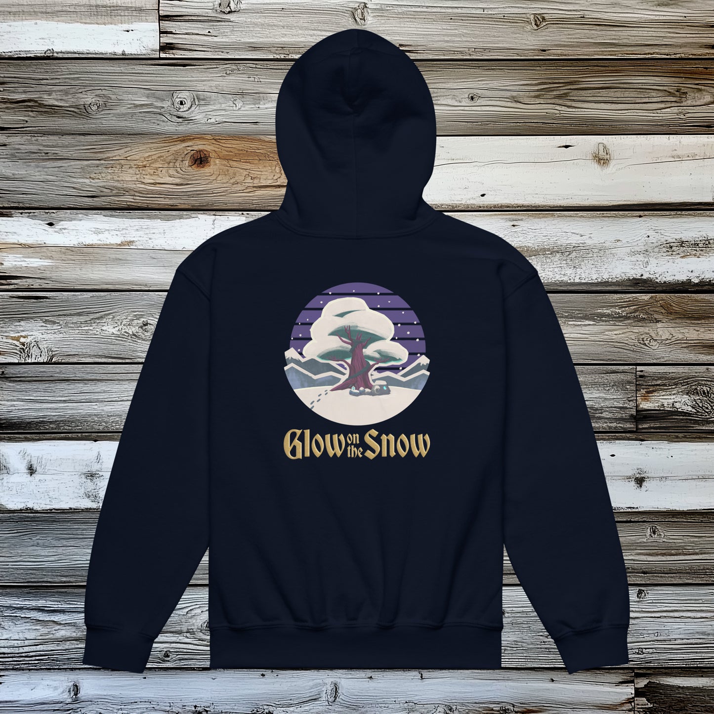 Glow on the Snow "Album Cover" Pullover Hoodie (Youth)