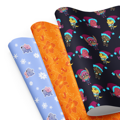 Star Forest Winter - Wrapping Paper Sheets