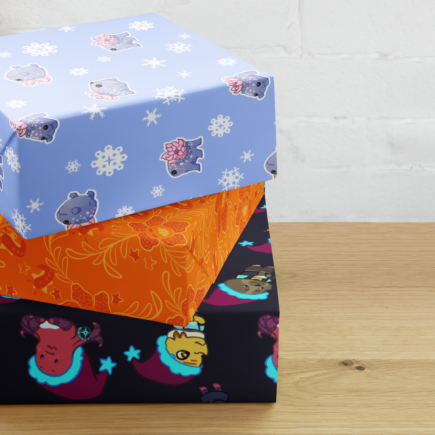 Star Forest Winter - Wrapping Paper Sheets